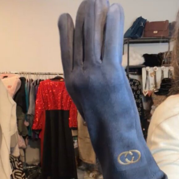 Faux Suede Gloves - Picture 1 of 1